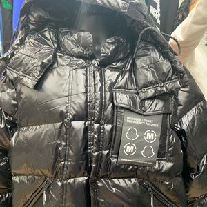 Moncler FRGT Black Jacket Size 7 EU
